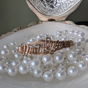 Vintage Goldtone Wire Name Marilyn Bracelet